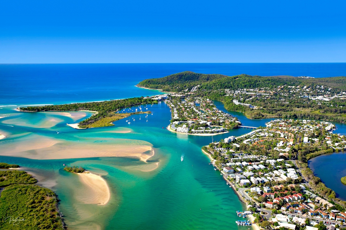 noosa aerial photo